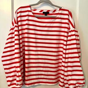 J Crew XXL striped long full sleeved shirt.